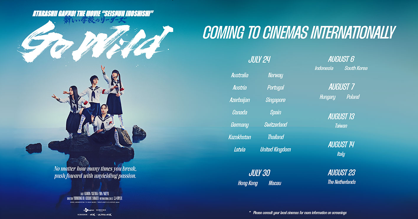 COMING TO CINEMAS INTERNATIONALLY